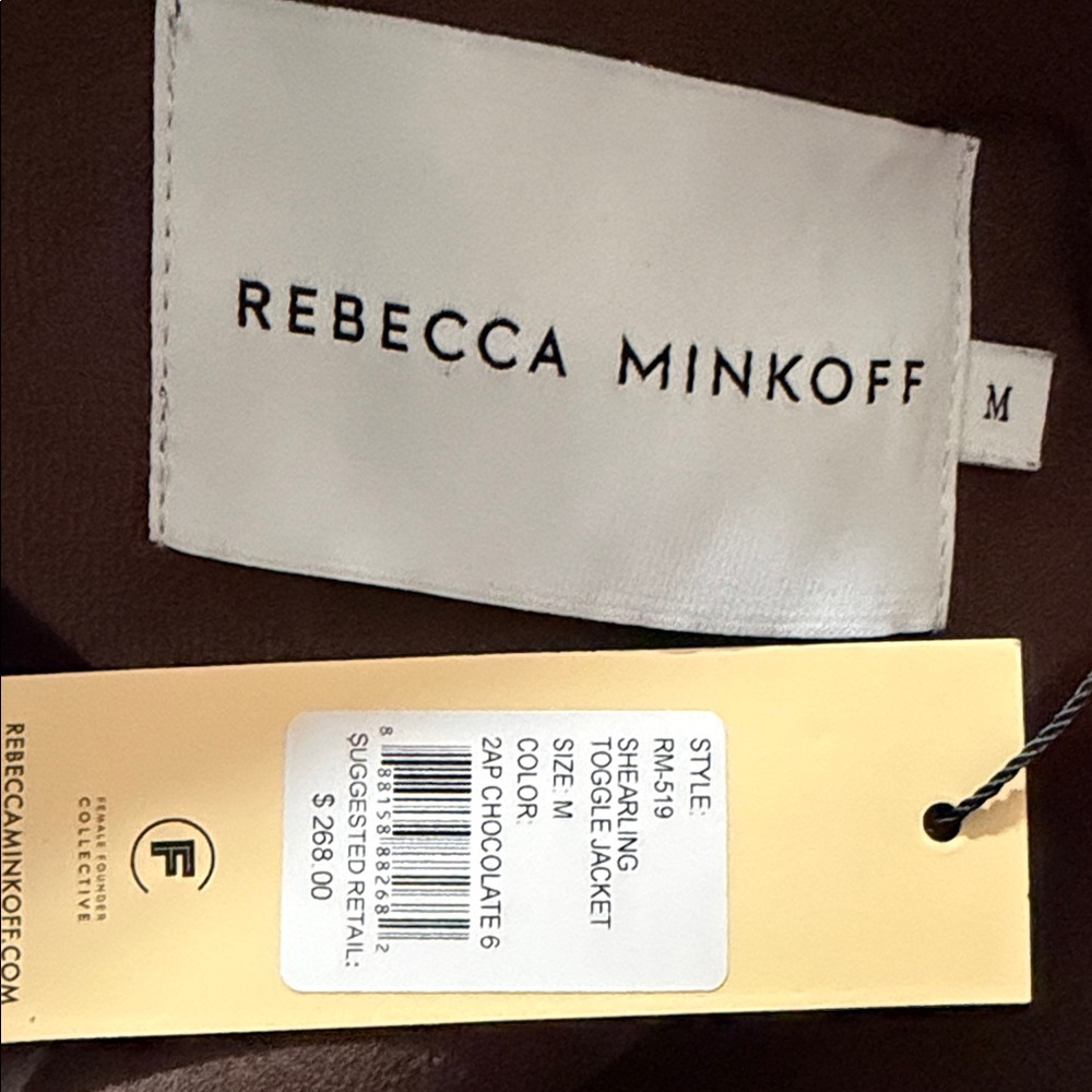 Shearling Toggle Jacket NWT - image 5